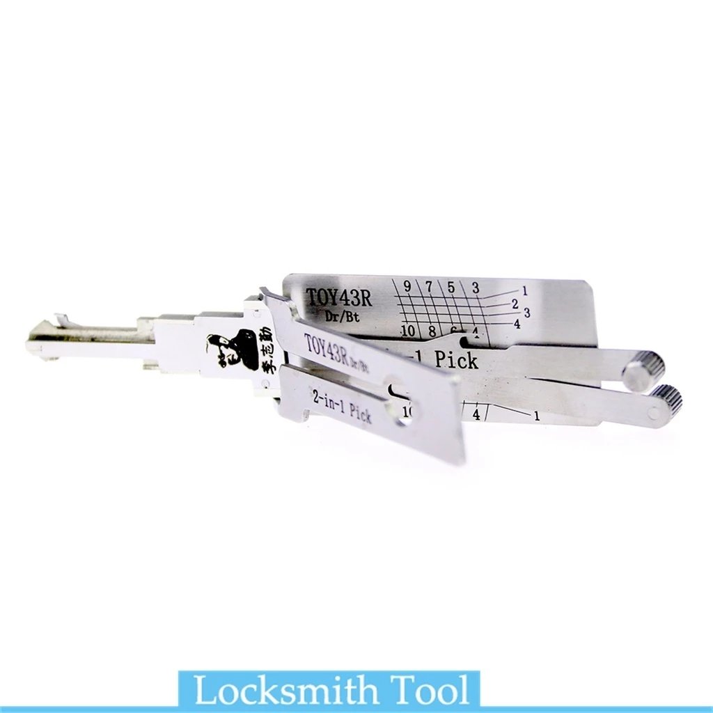 Tigerpick Lishi TOY43R 2 in 1 Car Door Lock Pick Reader and Decoder for Toyota
