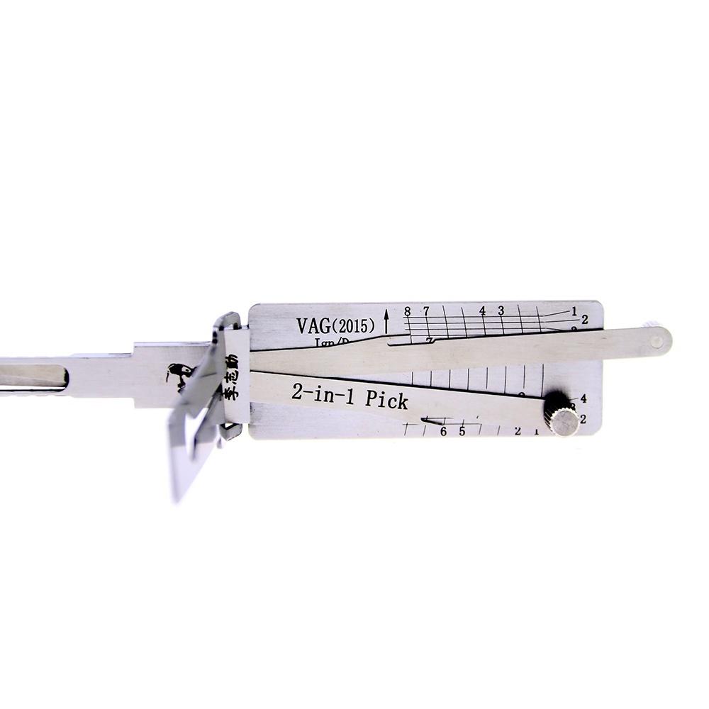 Tigerpick Lishi 2 In 1 VAG(2015) Lock Pick and Decoder Together Auto Pick Sets