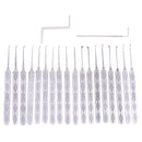 HUK Door Hardware Sport High Quantity 18 Piece Lock Pick Set Locksmith Tool
