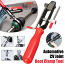 Automotive CV Joint Boot Clamp Crimper Tool with Cutter
