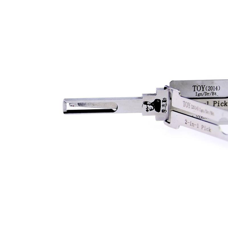 Lishi Tool TOY(2014) 2-in-1 Pick Set for Car Door Opener Tool Locksmith Tools Tubular Lock Pick and Decoder Tool