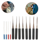 24Pcs Lock Pick Set Tools Transparent Practice Lock with Padlock Shim Picks Broken Key Extractor Suitable for Locksmith Practice Tool