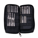 Lockmall 69 Pieces Multifunctional Lock Pick Set with 5 Pcs Metal Handles