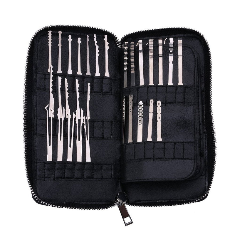 Lockmall 69 Pieces Multifunctional Lock Pick Set with 5 Pcs Metal Handles