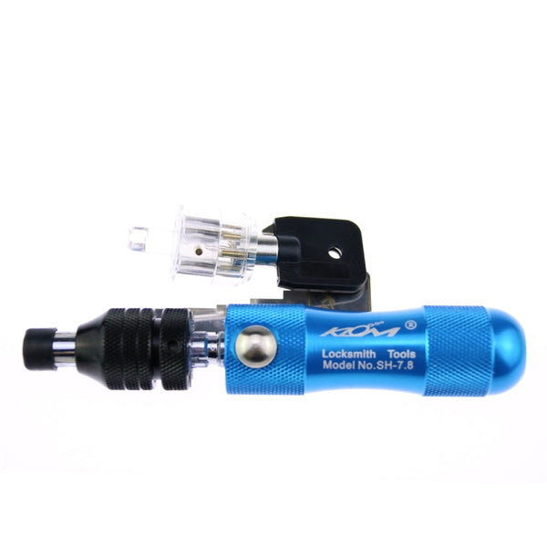 KLOM Tubular Lock Pick 7.8 Pin with Transparent Plum Lock Locksmith Tools