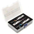 Locksmith Tools 7 Pins Lock Tubular Set 7.0MM/7.5MM/7.8MM and Transparent Plum Lock