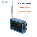 New 50KHz-200MHz Malahit SDR Receiver Malachite DSP Software Defined Radio 3.5" Display Battery Inside Nice Sound