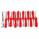 HU66 Auto Locksmith Lock Picks Scissors Tools SET Car Door Lock Fast Tools Kit with Practice Lock for VW