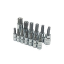 13pc Torx Star Bit Socket Nuts Set 1/4 3/8 and 1/2 Drive T8 - T70 Home Tool Kits