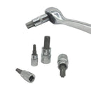 13pc Torx Star Bit Socket Nuts Set 1/4 3/8 and 1/2 Drive T8 - T70 Home Tool Kits