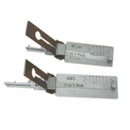 New Lishi 2 In 1 1 Pcs AM5 with 1 Pcs M1 / MS2 Lock Pick and Decoder Locksmith Tool