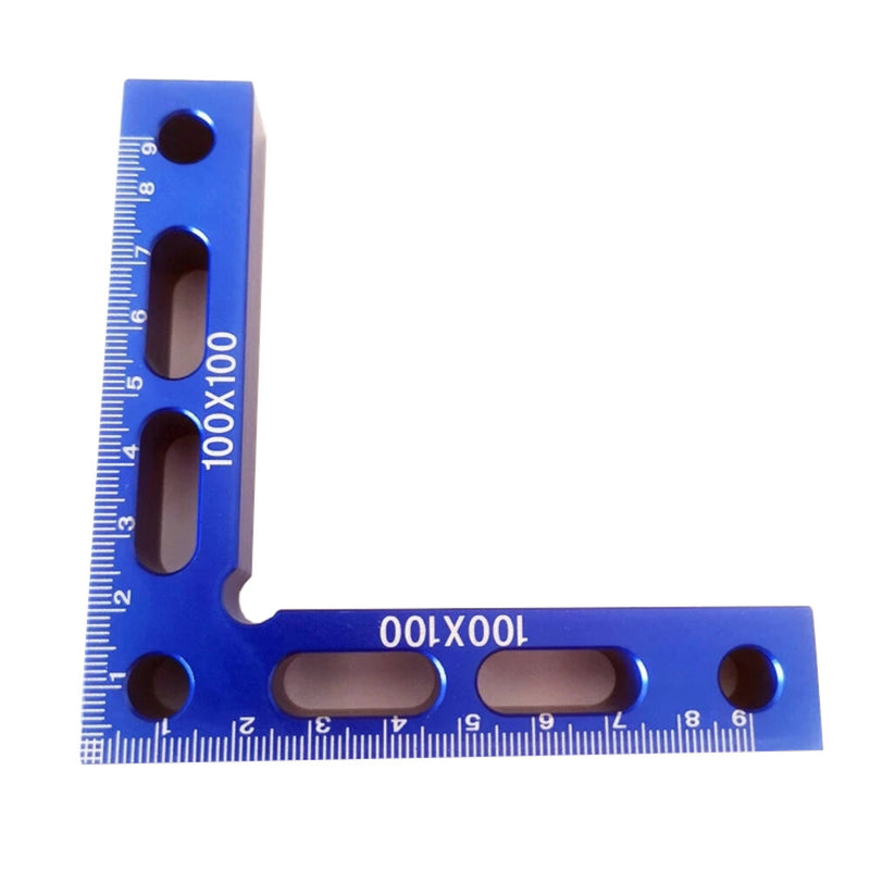 100mm 90 Degrees L-Shaped Auxiliary Fixture Splicing Board Positioning Panel Fixed Clip Clamping Square Right Anlge Ruler Woodworking Tools