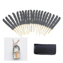 26Pcs Padlock Locksmith Training Starter Practice Kit Lock Unlocking Pick Tool 