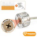 17 Piece Lock Pick Set with 4 Transparent Training Locks