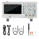 UNI-T UTD2102e PLUS Digital Oscilloscope with 7-inch LCD Display Scopemeter with 100MHz Bandwidth 2 Channels 500MS/S Real Time Sample Rate 64kpts Depth Storage