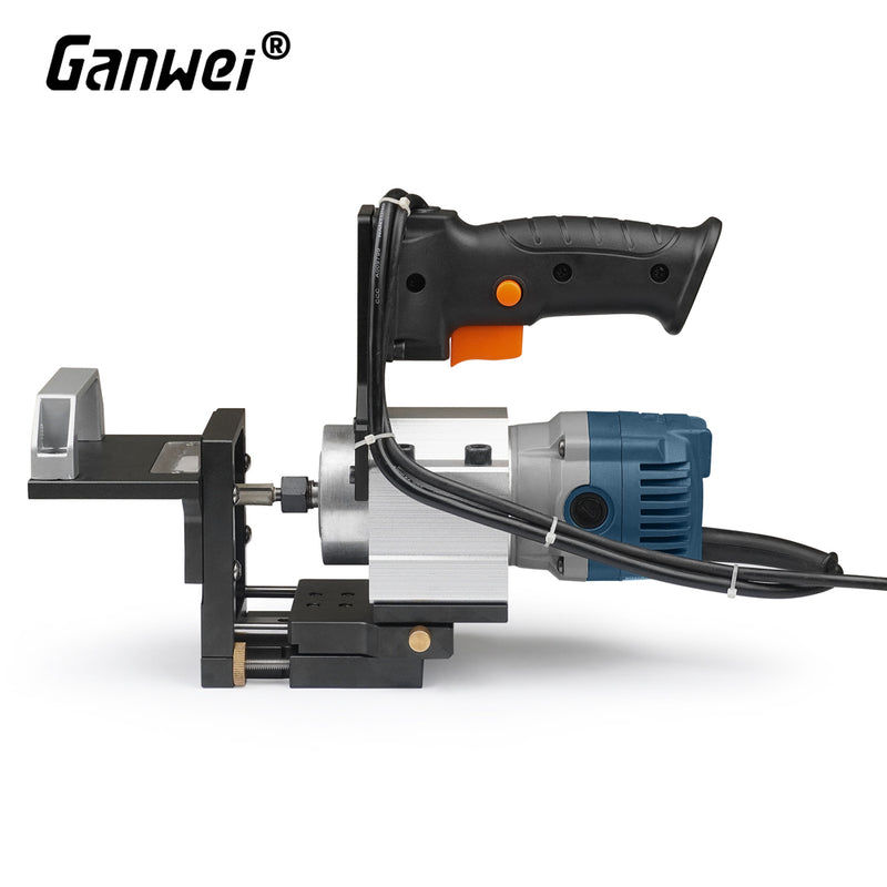 GANWEI 2-In-1 Slotting Adjustable Wood Trimming Machine Holder Eletric Trimmer Holder Bracket for 65mm Trimming Machine