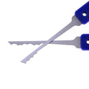 Multi-Tool Set Padlock for Beginners Locksmith Kit Unlocking Tool Blue Locks set 12 pieces +5 pins +1 padlock - LOCKPICKWEB