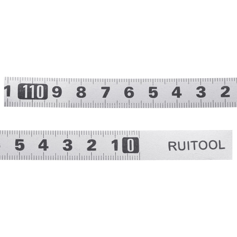 1/2/3 Meters Stainless Steel Miter Track Tape Measure Self Adhesive Metric Scale Straight Ruler