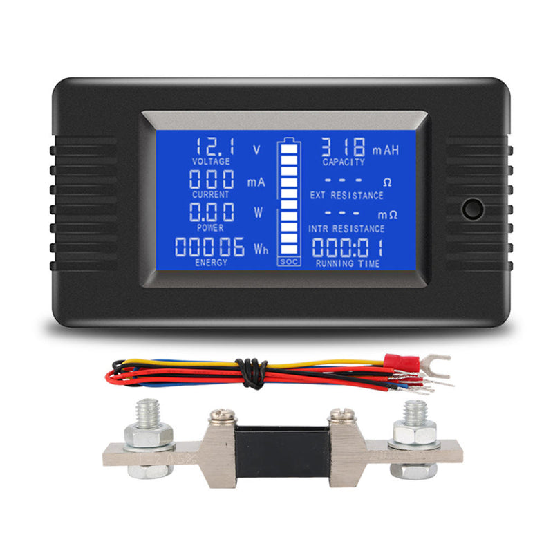 PZEM-015 Battery Tester DC Voltage Current Power Capacity Internal And External Resistance Residual Electricity Meter