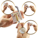 34 Pcs Lock Repair Sets Unlocking Practice Lock Pick Key Extractor Padlock Kit - LOCKPICKWEB