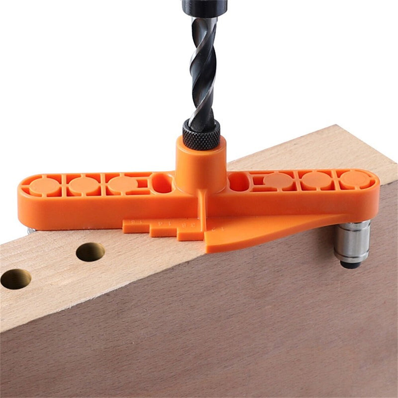 6/8/10mm Two-In-One Straight Hole Punch Locator Find Center Scriber Round Dowel Puncher DIY Woodworking Tools