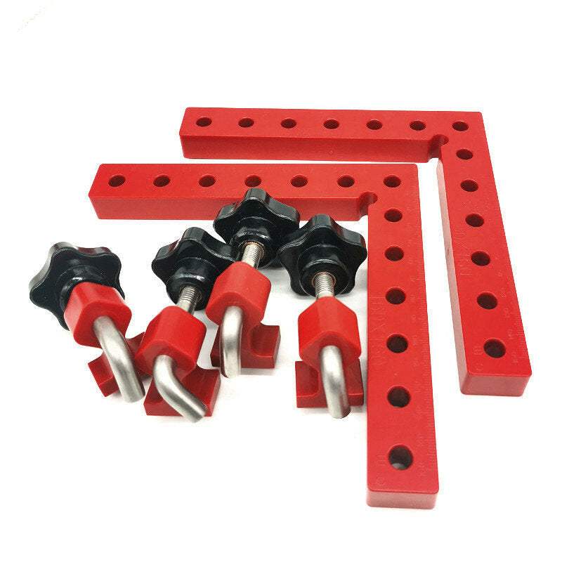 120/160MM Woodworking Right Angle Positioning Clamp Woodworking Square Positioning Fastening Tools Corner Ruler