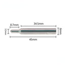 HSS Vertical Key Cut Machine Special for Defu Wenxing 95 Degree Small Head Tracer Probe Alignment Handle Thick 3.5mm Locksmith