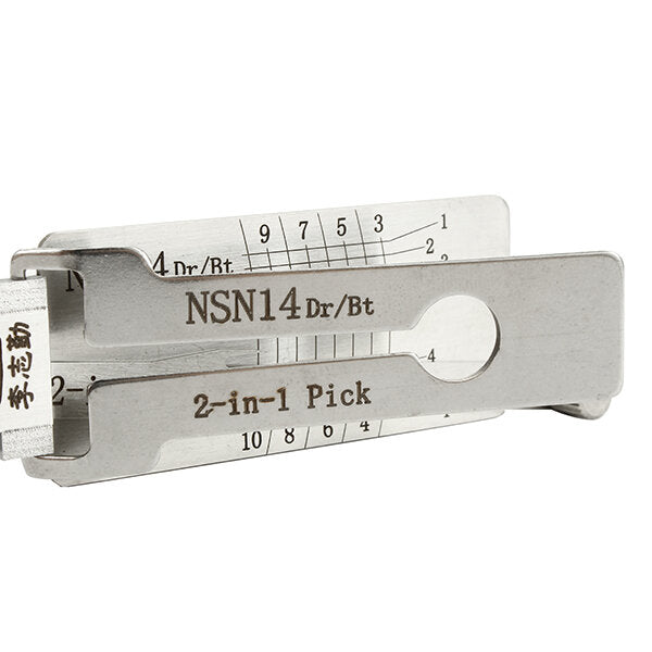NSN14 Dr/Bt 2 in 1 Car Door Lock Pick Decoder Unlock Tool  Locksmith Tools - LOCKPICKWEB