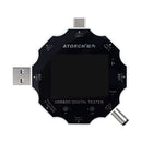 White UD18 USB 3.0 18in1 USB Tester APP DC Digital Voltmeter Ammeter Power Bank Voltage Detector Volt Meter HD Color Screen