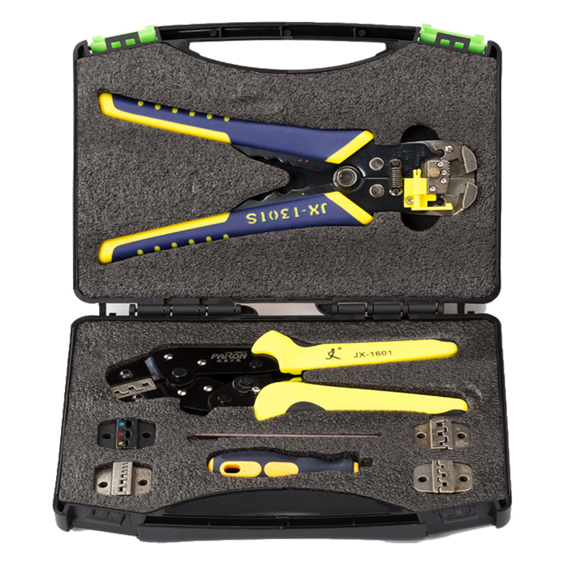 JX-D5301 Multifunctional Ratchet Crimping Tool Wire Strippers Terminals Pliers Kit