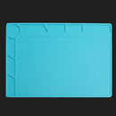 34x23cm Heat Resistant Silicone Pad Desk Mat Maintenance Platform Heat Insulation BGA Soldering Repair Station with 20 cm Scale Ruler