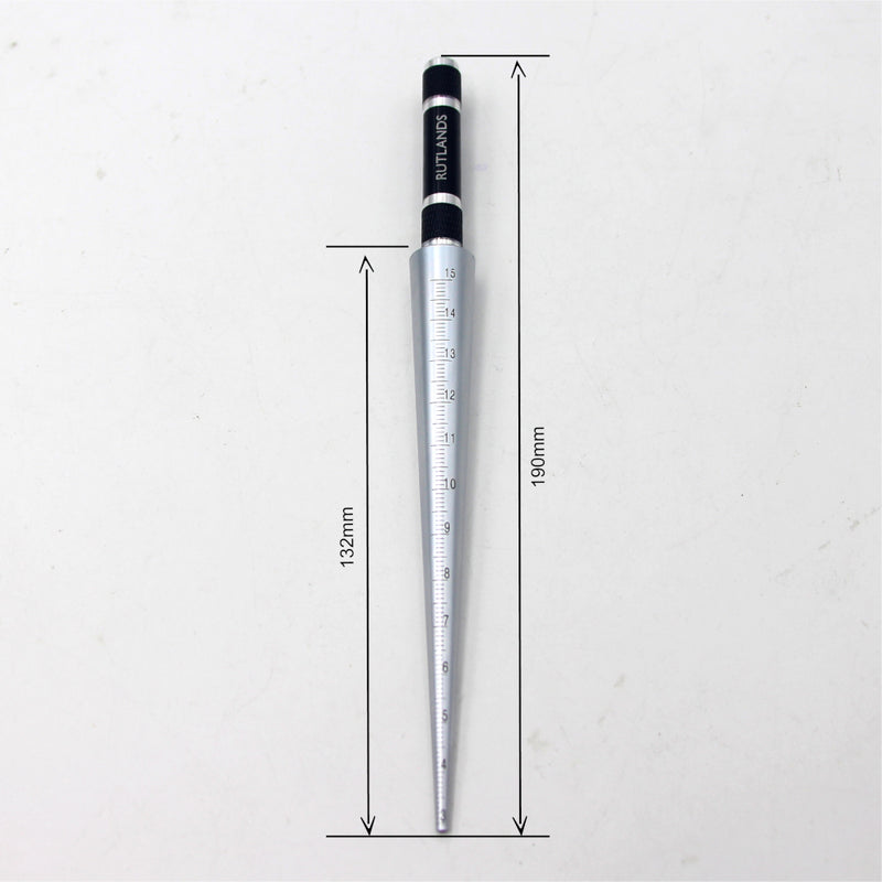 Aperture Gauge Hole Ruler Cone Diameter Ruler Inner Diameter Taper Feeler Taper Ruler Plug Gauge