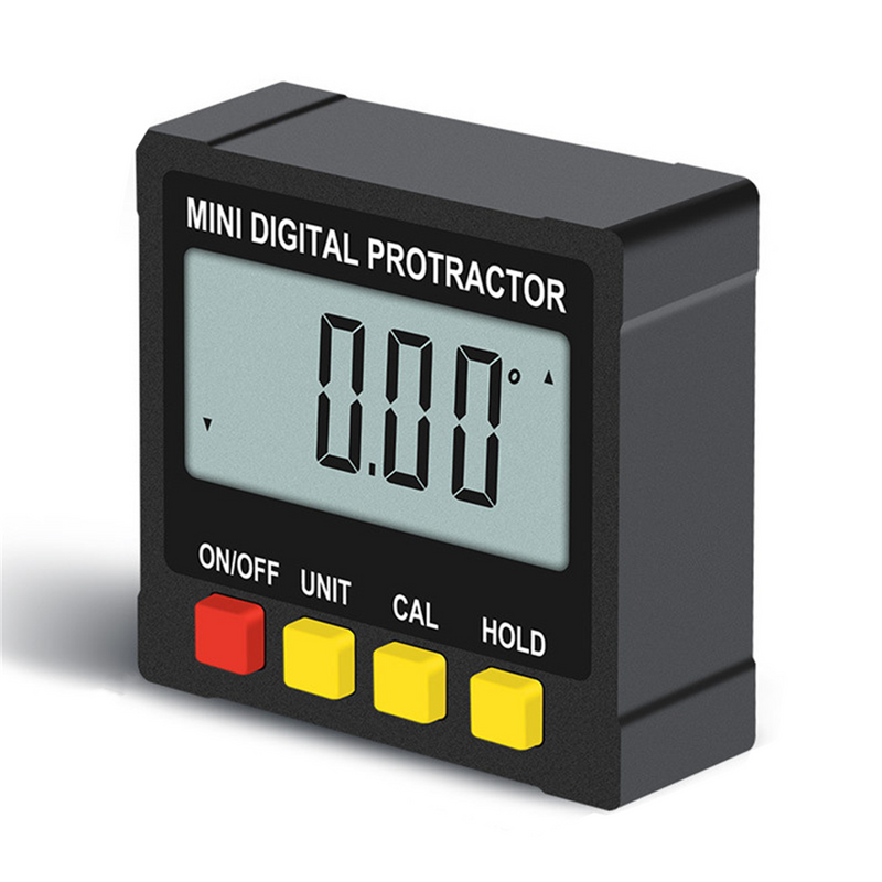 Large LCD Magnetic Digital Protractor Angle Finder 360° Inclinometer Spirit Level Ruler