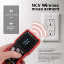 KJ105 Digital Multimeter 6000 Counts AC DC Voltage LCD Display Professional Measuring Meter Tester with Test Leads