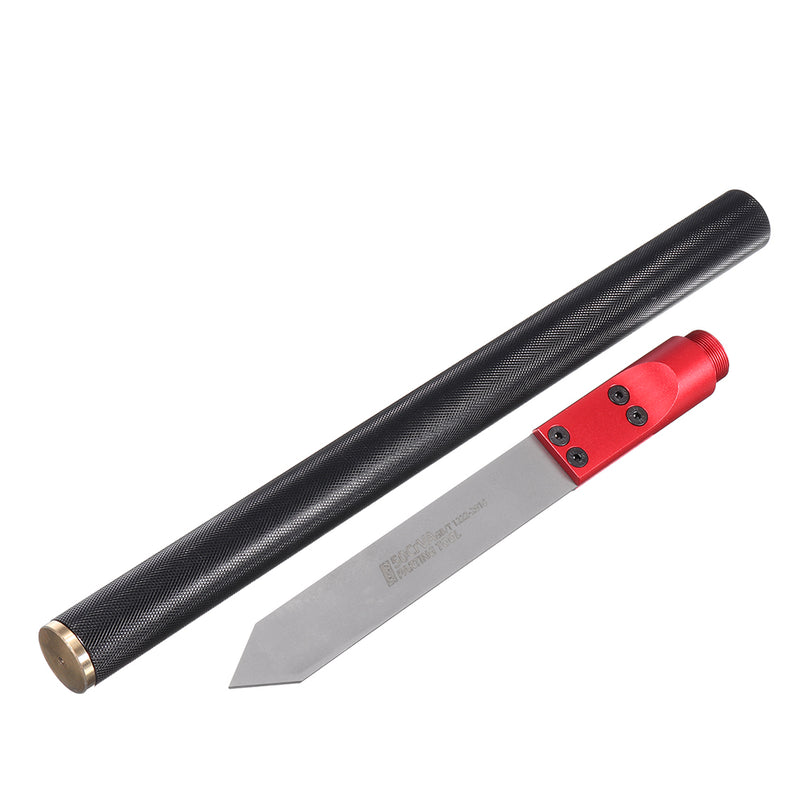 25mm Wide Wood Parting Tool 65Mn Steel Blade Wood Turning Tool with Aluminum Alloy Handle