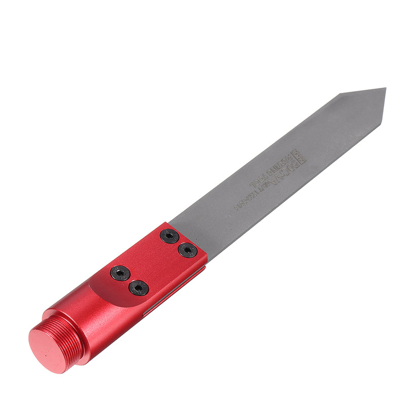 25mm Wide Wood Parting Tool 65Mn Steel Blade Wood Turning Tool with Aluminum Alloy Handle