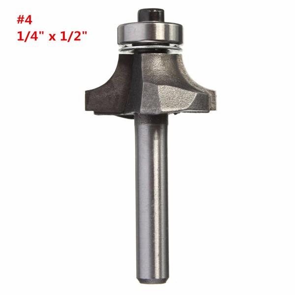1/4 Inch Shank Round Over Bit Router Tool Beading Router Cutter