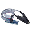 SOIC8 SOP8 Test Clip for EEPROM 93CXX/25CXX/24CXX In-circuit Programming on USB Programmer TL866CS TL866A EZP2010