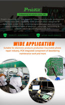 Pro'sKit SS-331 Electric Solder Sucker Desoldering Device Anti-static High Power Strong Suction Desoldering Pump for PCB Circuit Board Repair