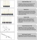 24PCS Goso Lock Pick Kit with Card Tools 5pcs Mini Tools Locksmith Beginner Practice Set Training Kit for Lock