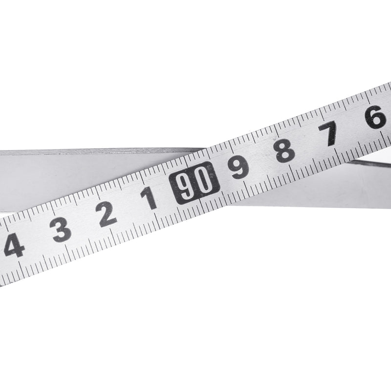1/2/3 Meters Stainless Steel Miter Track Tape Measure Self Adhesive Metric Scale Straight Ruler