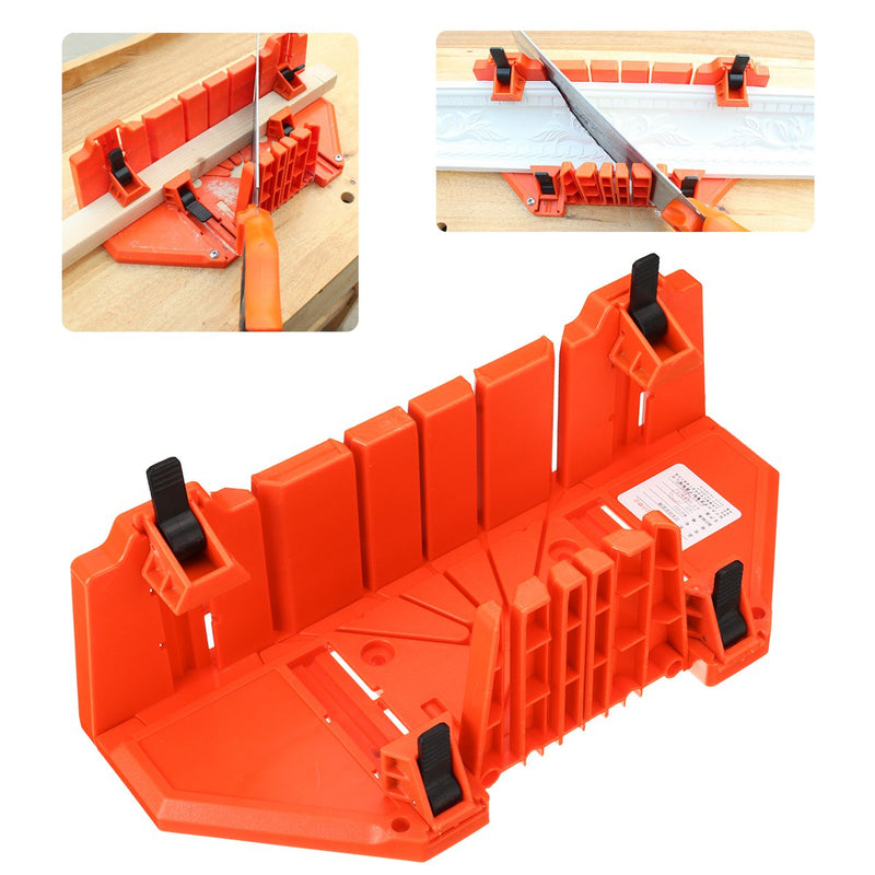 14 Inch Mitre Box Saw Cabinet Case Woodworking Oblique Angle Hand Clip Cutting Tool