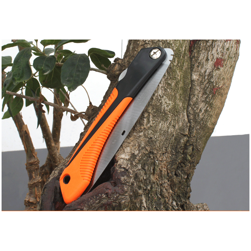 6/8/10 Inch Folding Saw with TPR Handle 7TPI Steel Wood Cutting Survival Hand Saw Household Garden Pruning Saw Woodworking
