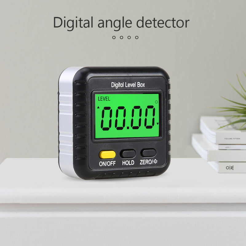 Mini Magnetic Digital Inclinometer Level Woodworking Angle Meter Finder 360 Degree Protractor Base Electronic Measuring Tool