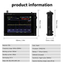 Ultra-thin 50KHz-200MHz Malahit SDR Receiver Malachite DSP Software Defined Radio 3.5" Display Battery Inside Nice Sound - Black 400MHz~2GHz