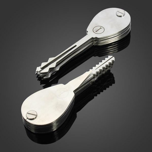 20psc Foldable Car Lock Opener Double Sided Lock Pick Set Locksmith Tools - LOCKPICKWEB