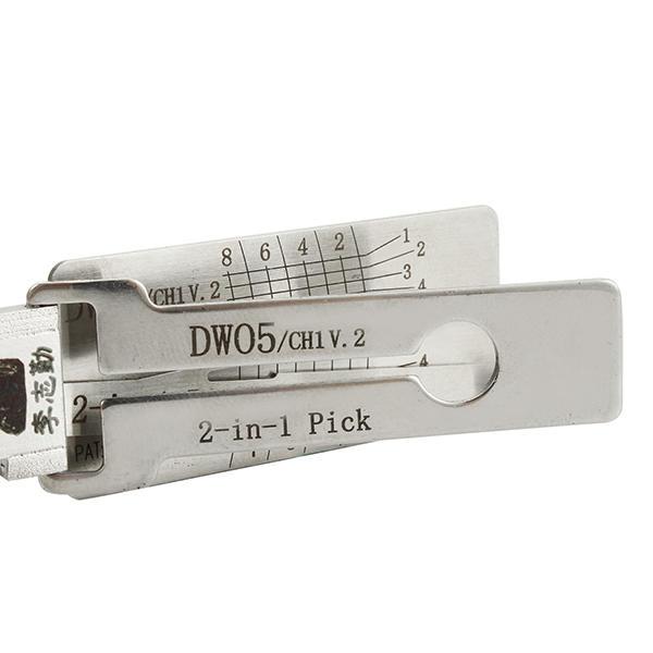 Lishi DW05/CH1 v.2 2 in 1 Car Door Lock Pick Decoder Unlock Tool