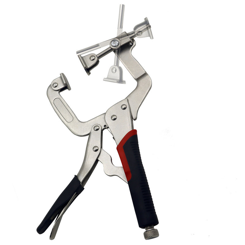 300mm Ultra-Thick Dual-Purpose Oblique Hole Clamp Pliers C-Type Clamp For Woodworking Pocket Hole Welding And More Woodworking Tools