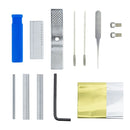 Tin Foil Locksmiths Tools Set Repair Tool for HUK for Door Lock Flat-Mouth One-Character Flat-Mouth Tin Foil Tools Kits