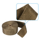 Car Exhaust Pipe Header Heat Wrap Resistant Downpipe 10 Stainless Steel Ties 5mx5cm